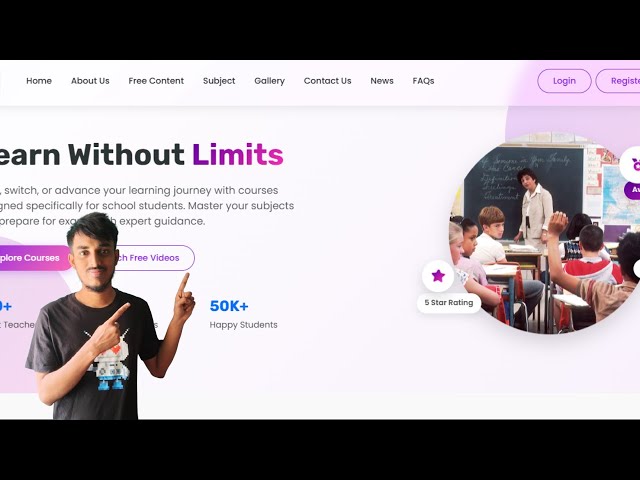 📚 E-Learning Website with Online exam System Using PHP, MySql, HTML5, CSS3, Bootstrap 5 & JavaScript