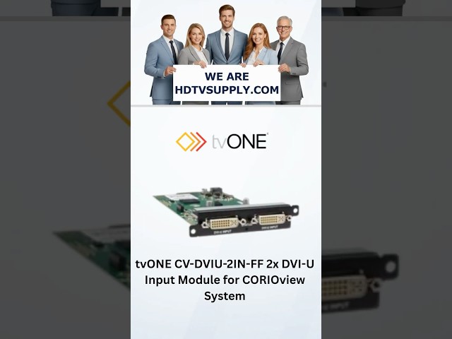 tvONE CV-DVIU-2IN-FF 2x DVI-U Input Module for CORIOview System