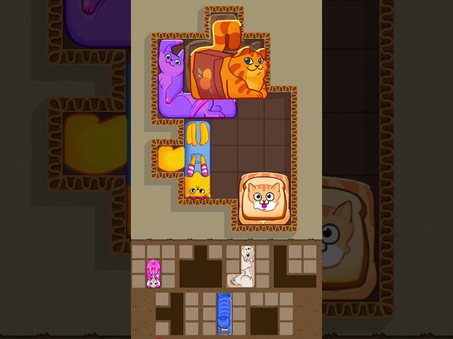 Puzzle Cats -Part 43 Gameplay Walkthrough (ios & android) #shorts #gaming #funny