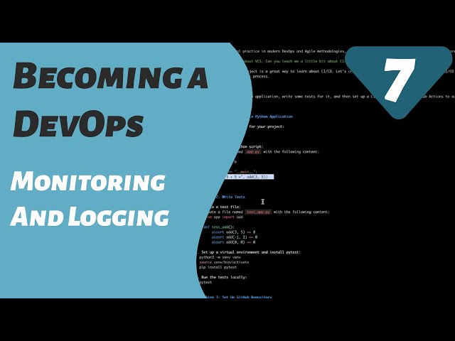 Monitoring and Logging | Becoming a DevOps using AI | Part 7