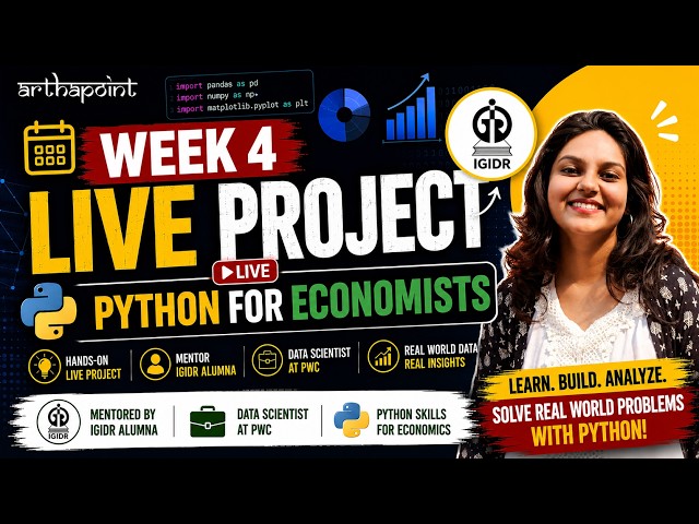 Week 4 LIVE PROJECT | MENTOR IGIDR ALUMNA | Data Scientist PWC | Python for Economists