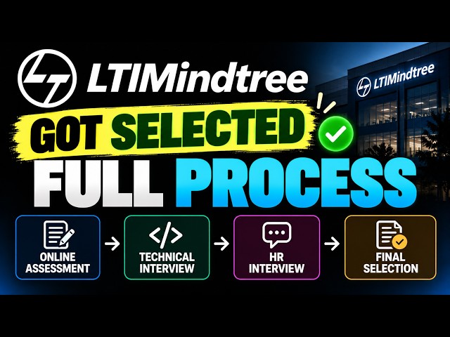 I Got Selected in LTIMindtree! | Full Selection Process