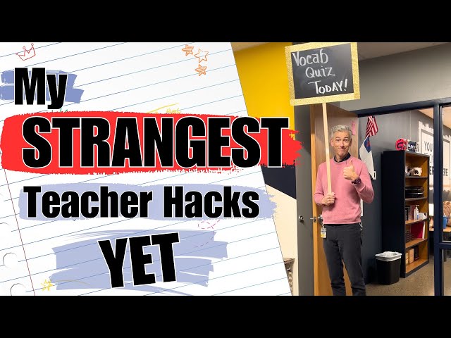 The Weird Teacher Hacks That Actually Work! 🤯 | Signs, Props & More