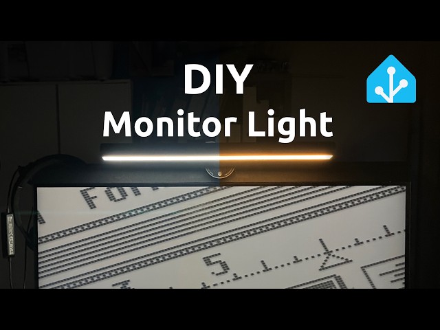 I made my own Monitor Light Bar instead of buying one