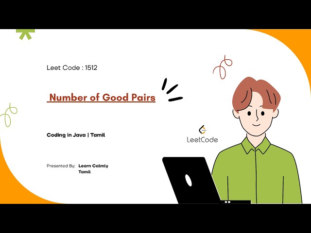 LeetCode 1512  Number of Good Pairs | Java | In Tamil