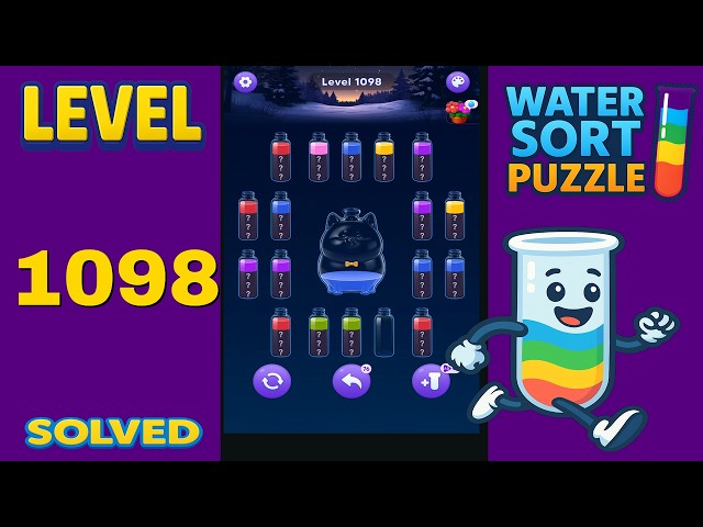 Water Sort – Level 1098 | Walkthrough Solution
