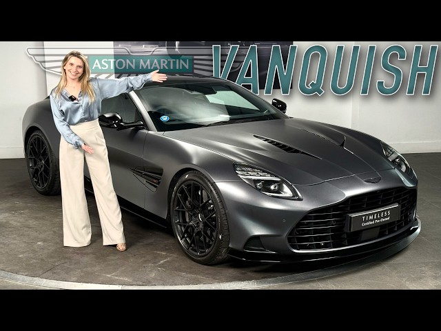 STEALTH SPEC 2025 Aston Martin Vanquish Finished in SATIN XENON GREY - A Walk Around With Grace