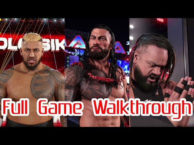 WWE 2K25 Universe Mode Full Gameplay No Commentary 4K