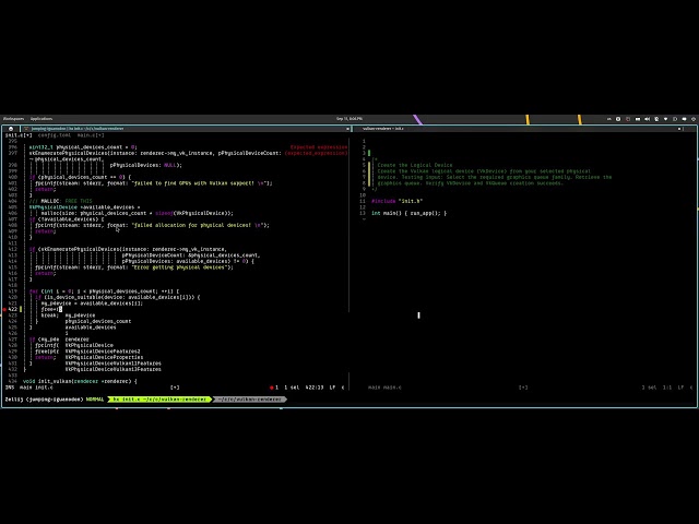 Learning Vulkan Creating logical device and swapchain C graphics programming 1.6.1