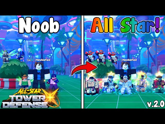 Went From Noob To Master BECOMING OVERPOWERED In All Star Tower Defense X! (Full Movie)