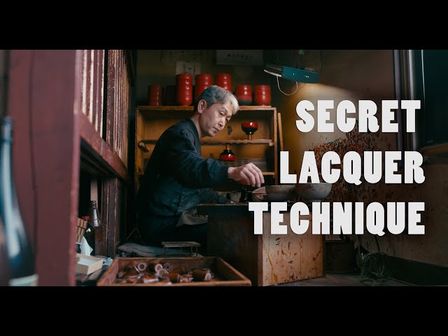 This Lacquer Artisan Is The Only One Using This Technique to Make Products