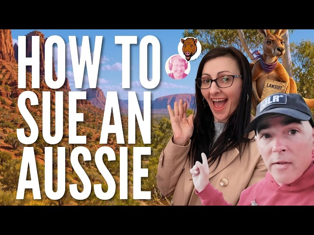 How to sue Aussies who hurt your fee fees 😢 JLR searches for Nancy in a burrito 🌯 Juice has a spaz