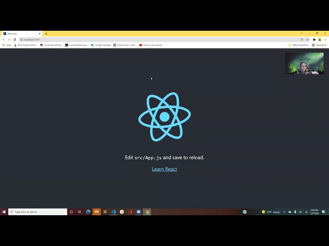 How to create a React app in Microsoft Visual Studio Code