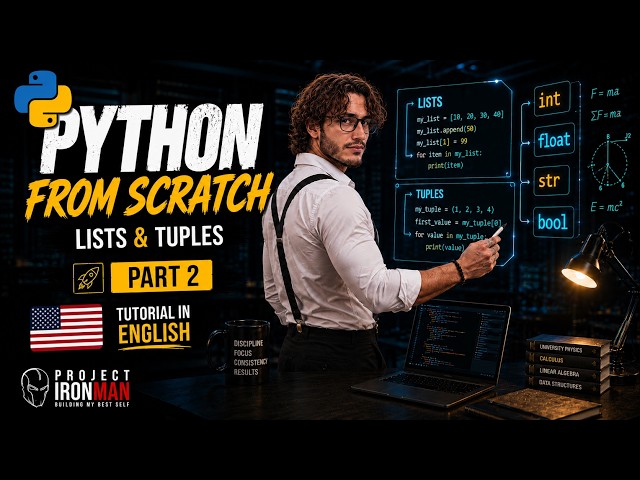 🟤 [EN] Python Lists and Tuples from Zero | Beginner Examples