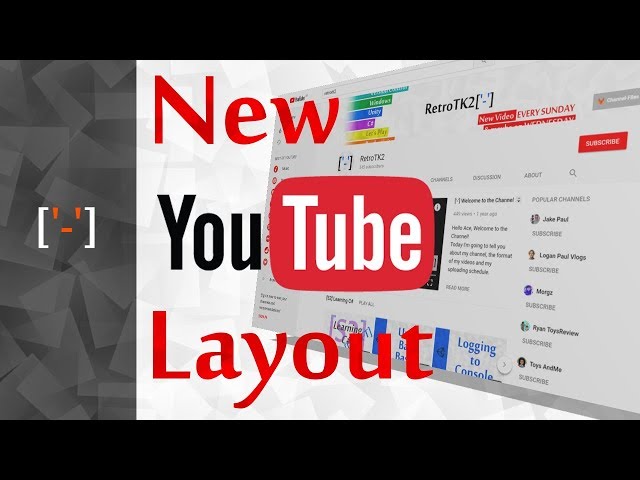 ['-'] The New YouTube Layout for August 30th 2017 & What I Think of It