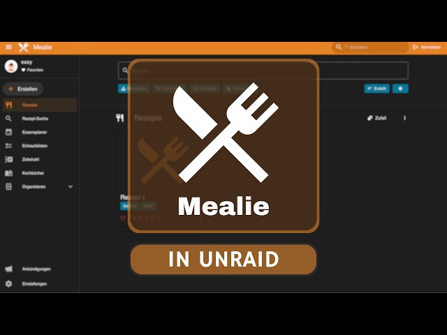 Self-host recipes easily with Mealie - Unraid Tutorial | Easy Tec