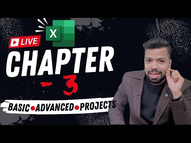 🔴 LIVE: Complete Excel Masterclass - Chapter 3 | Text Functions