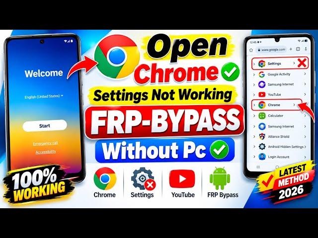 ☑️ All Samsung FRP Bypass 2026 | Android 14/15/16/17 | No PC | Latest Working Method | 100% DONE