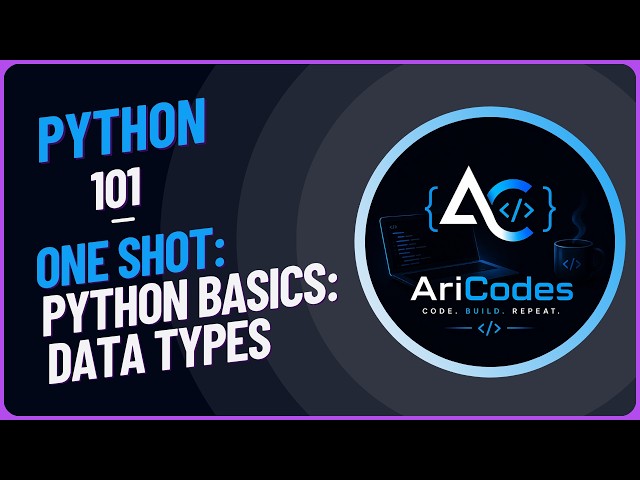 Python Basics - Data Types - One Shot | #python #data #datatypes #programming #basics #btech #cse