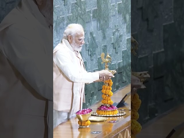 HISTORIC moment! Sengol installed in new Parliament building