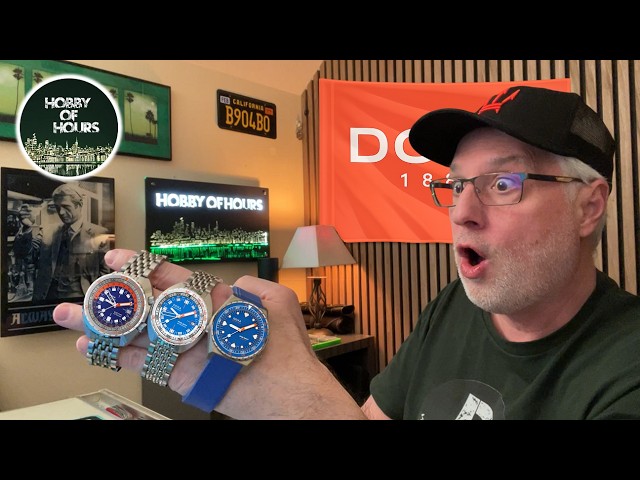 DOXA Blues — 3 Rare Limited Editions + 250T Gulfshore GMT Unboxing