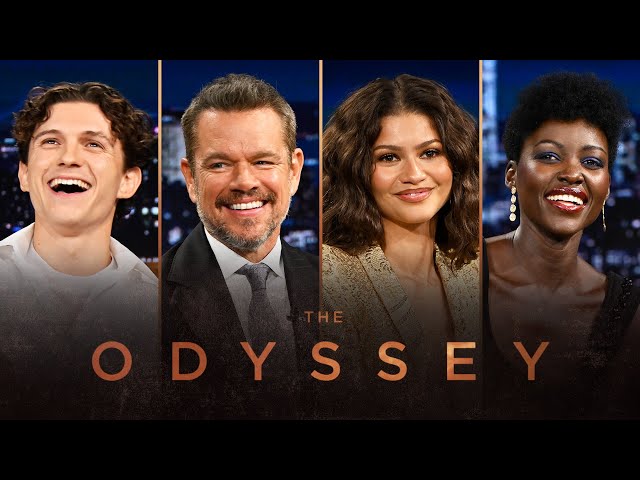 Tom Holland, Matt Damon, Zendaya and Lupita Nyong'o Open Up About The Odyssey Casting, Talk Epic Set