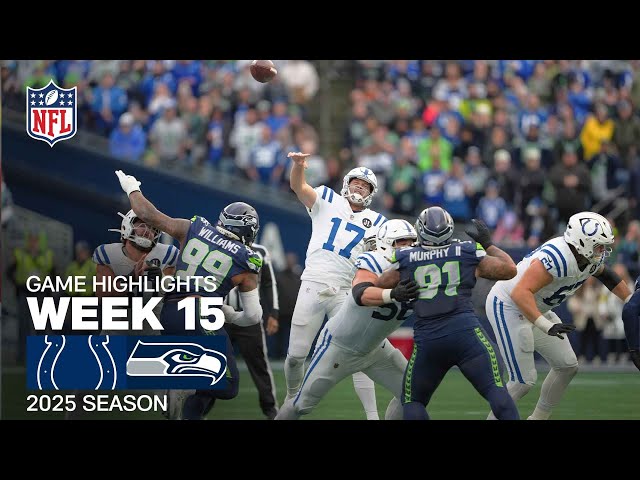 Indianapolis Colts vs. Seattle Seahawks Game Highlights | NFL 2025 Season Week 15