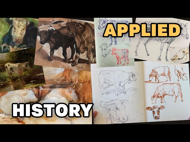 Sketch Guide & Inspiration - Cows and other bovine