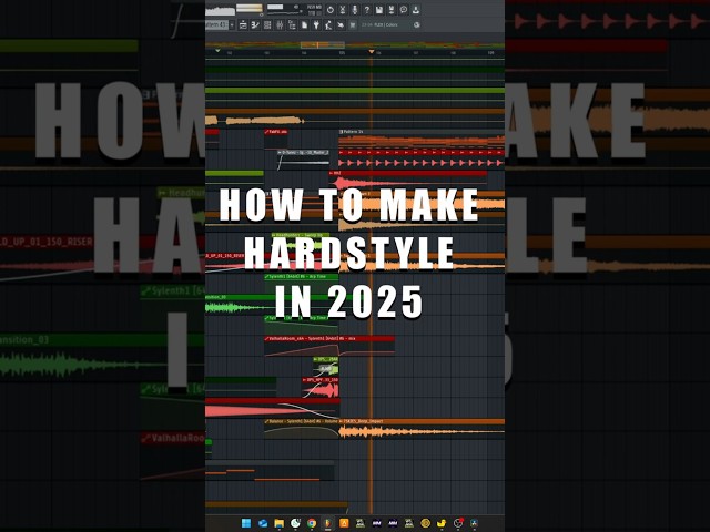 HOW TO MAKE HARDSTYLE IN 2025 (featuring D-Tunez - Ignite) 🎶 #hardstyle #howto  #flstudio #tutorial