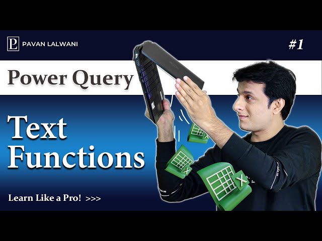 1.1 Text Functions in Power Query | Advanced Excel - Power Query Tutorials Playlist by Pavan Lalwani