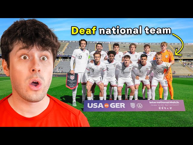 I Watched a Deaf Soccer Match
