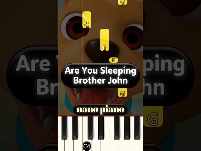 Are You Sleeping Brother John | CoComelon Piano Tutorial Short