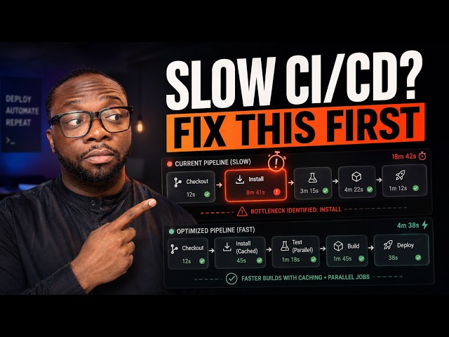 How to Speed Up CI/CD Pipelines | DevOps Interview Answer