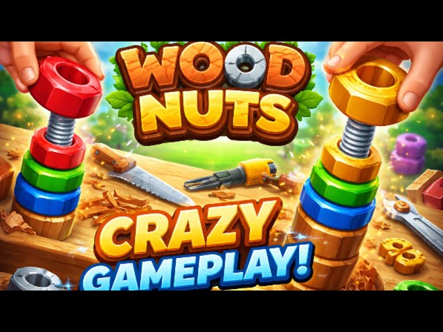 Ultimate Wood Nuts & Bolts Puzzle | Relaxing ASMR Gameplay #PuzzleGame #Satisfying #Relaxing