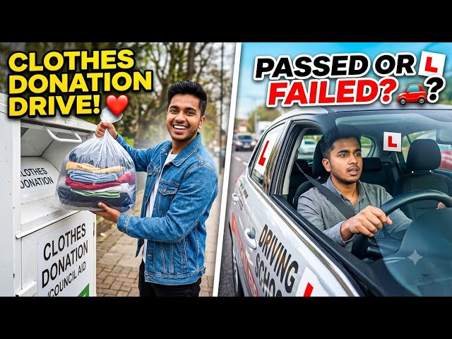 Did I Pass My Driving Practical? 🚗 | Donating Clothes & Driving Test Vlog 92