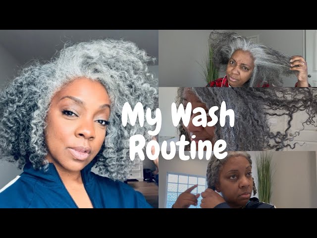 Grey Hair Wash Day