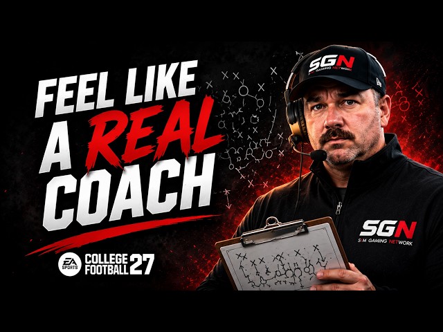 These are the BEST Coach Mode/CPU vs CPU sliders for CFB 27