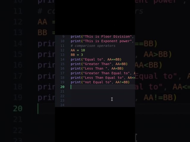 🚀Learn Python Operators Fast 🚀 | Beginner Friendly Short
