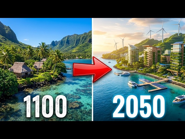 Honolulu, Hawaii: From Ancient Village to Future Megacity (1100 - 2050) | Timelapse