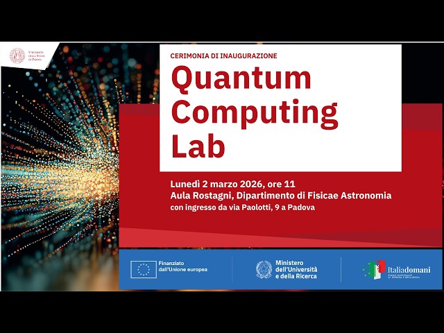 Inauguration of the Quantum Computing Lab