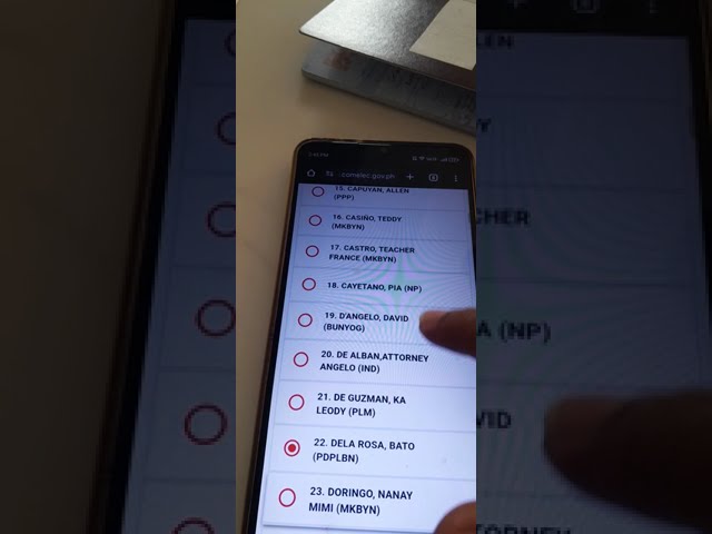 OFW ONLINE VOTING 2025 #Duterten