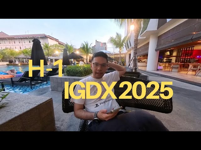 IGDX 2025 Vlog Day -1 Indonesia Game Developer eXchange Preparation