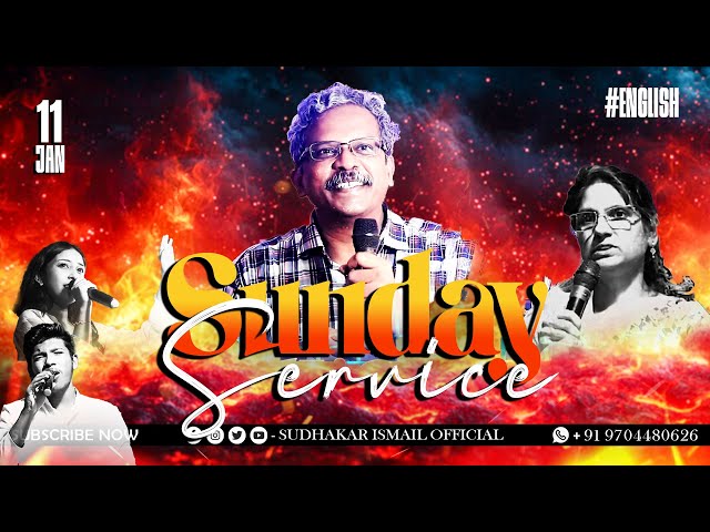 Sunday Service #Live #English  @6:00pm | Mokshanand || Sudhakar Ismail || GSF | 11th Jan 2026