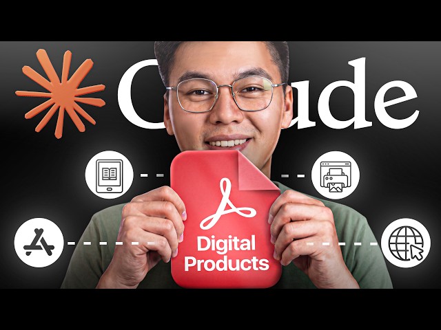I Made 5 Digital Products with Claude AI Agent in 32 minutes