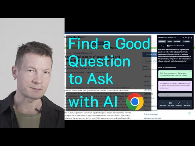 AI Research Question Generator | Google Chrome Extension from InfraNodus
