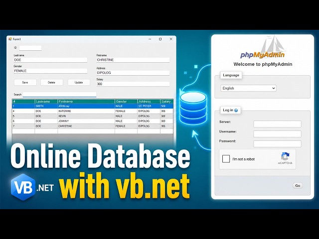 How to connect Online Database to VB.Net