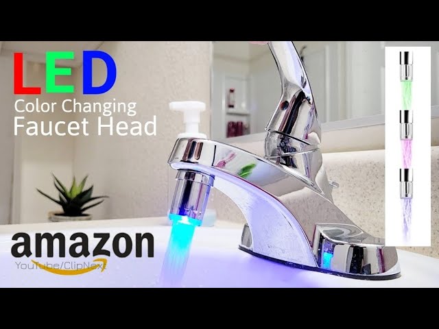 This LED FAUCET will make your Bathroom Kitchen Paradise | 3 Color Changing Head