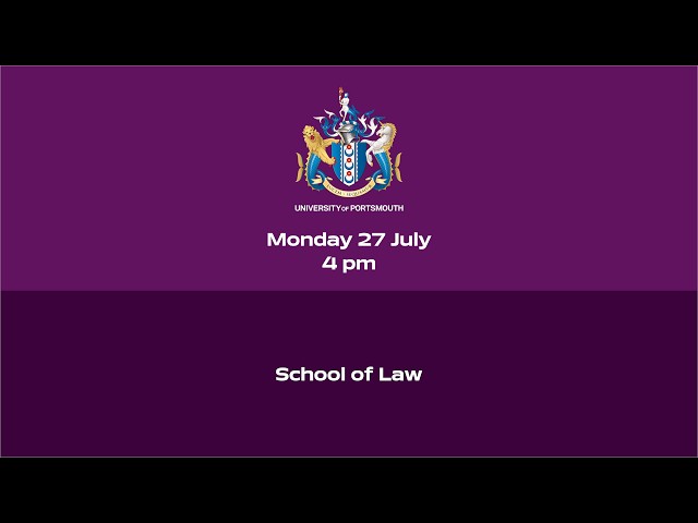 Graduation 2026 - School of Law