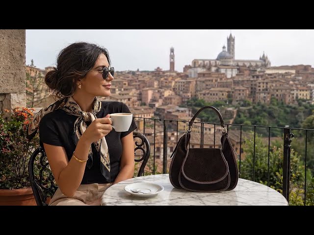 Classica Bella Italian Leather Suede Mocha Handbags 2026 Collection 5/6