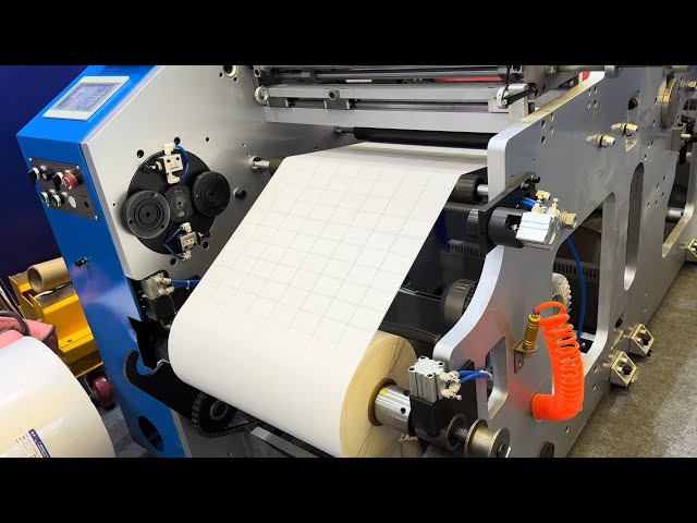 Self Adhesive Label Sticker Small Rotatry Die Cutting Machine